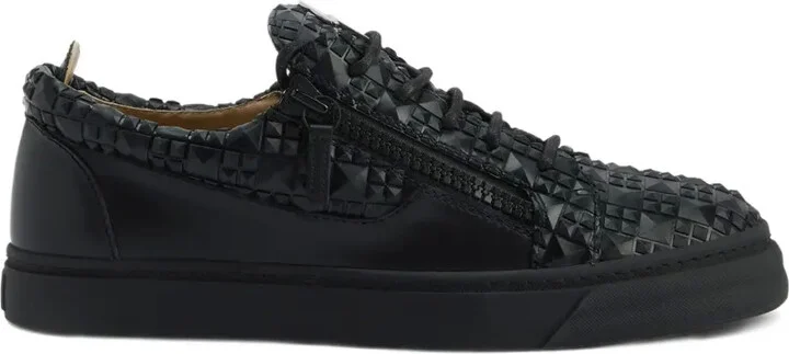 The Manhattan zip-detail woven sneakers - Image 5