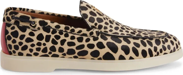 The Maui leopard-print loafers