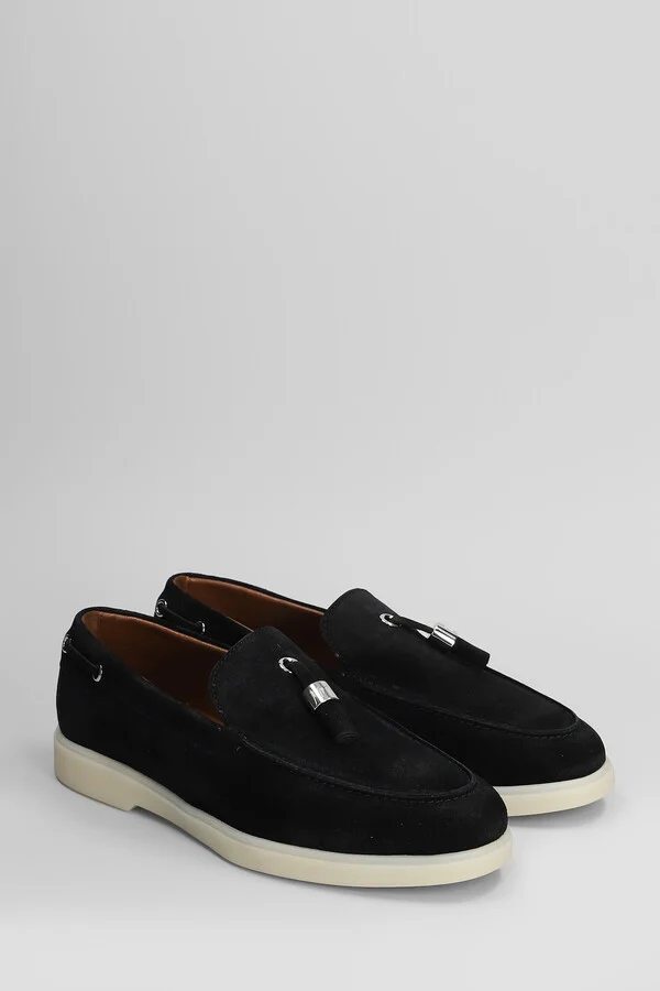 The Maui Loafers In Black Suede - Image 2