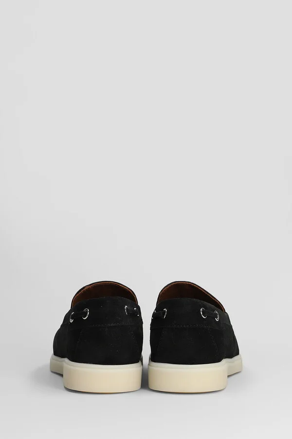 The Maui Loafers In Black Suede - Image 4