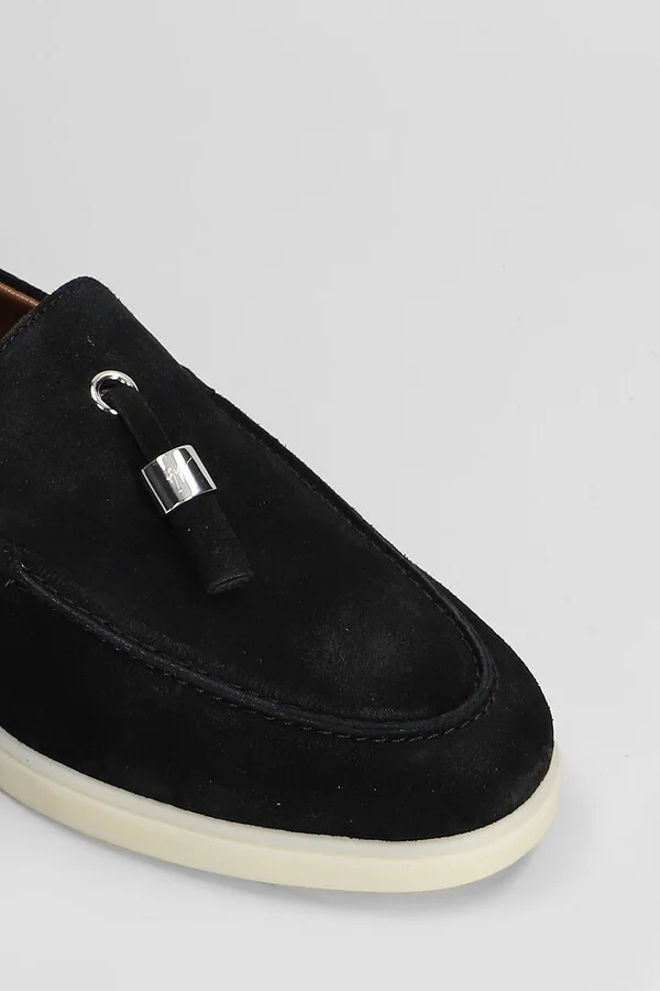 The Maui Loafers In Black Suede - Image 5