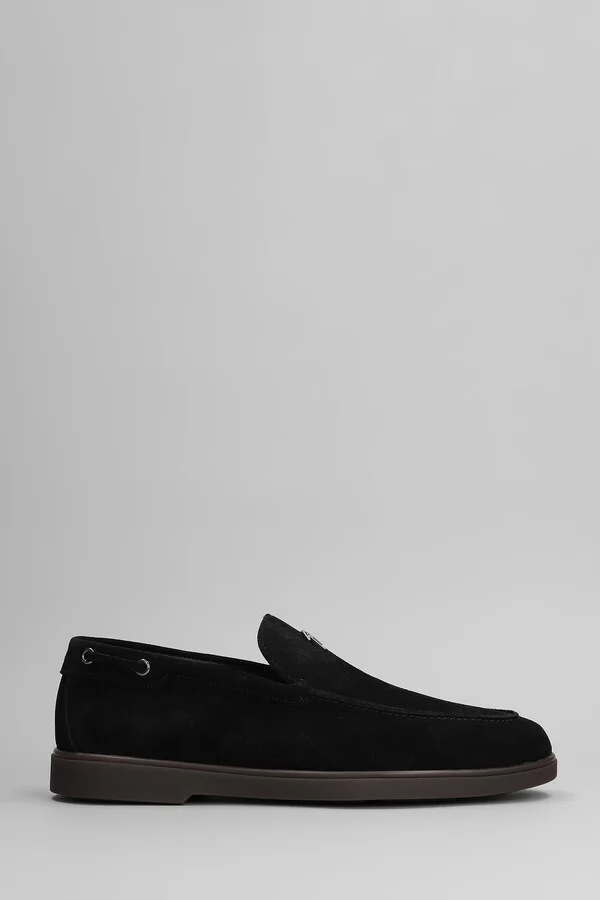 The Maui Loafers In Black Suede