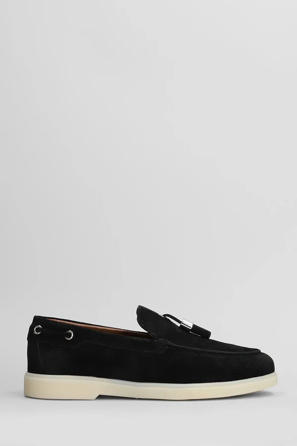 The Maui Loafers In Black Suede
