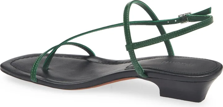 The Maycie Asymmetric T-Strap Sandal - Image 2