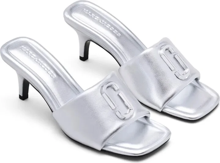 The Metallic J leather sandals - Image 2