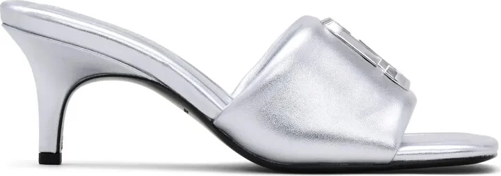 The Metallic J leather sandals