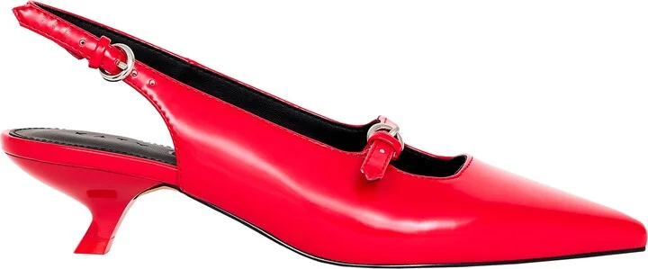 The Micro Heel Pointed Toe Slingback Pump - Image 9