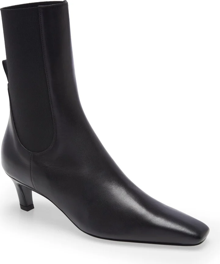 The Mid Heel Bootie