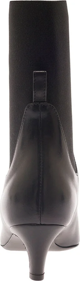 The Mid Heel Leather Boot - Image 4