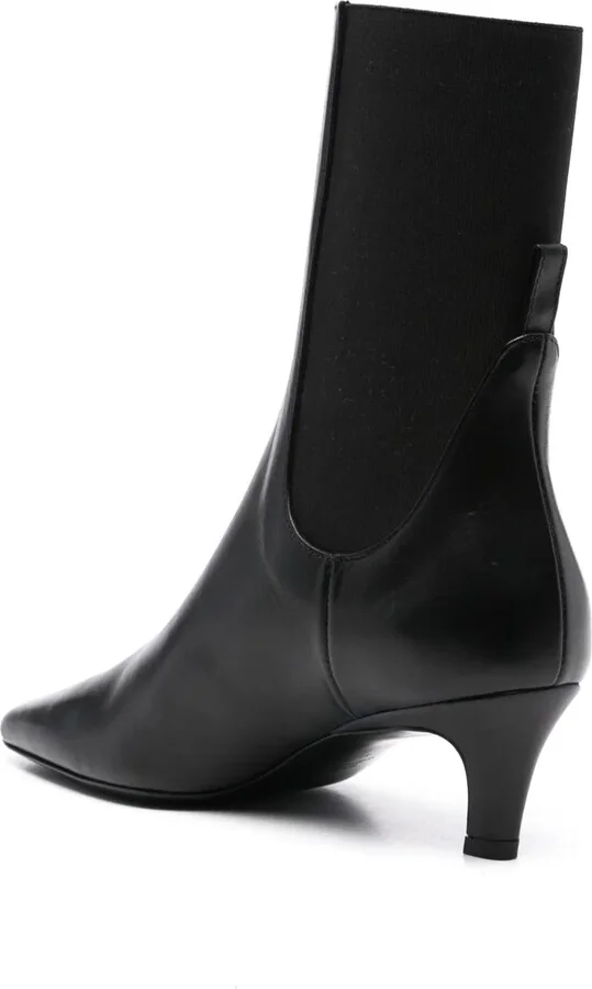 The Mid Heel leather boots - Image 3
