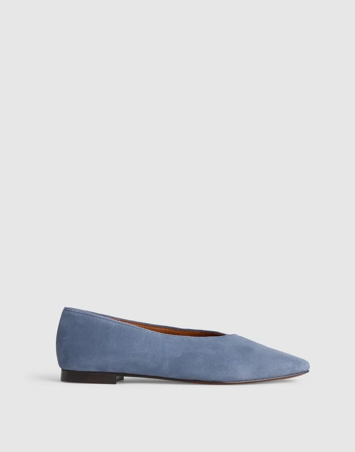 The Mylie Ballet Flat in Suede