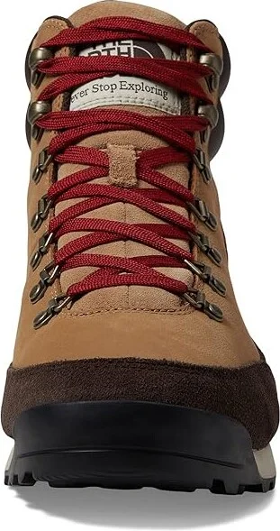The North Face Back-To-Berkeley IV Leather WP Men's Shoes Almond Butter/Demitasse Brown : 7 D - Medium, Leather/Synthetic/Textile - Image 2