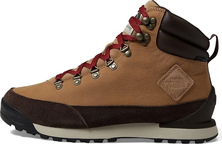 The North Face Back-To-Berkeley IV Leather WP Men's Shoes Almond Butter/Demitasse Brown : 7 D - Medium, Leather/Synthetic/Textile - Image 6