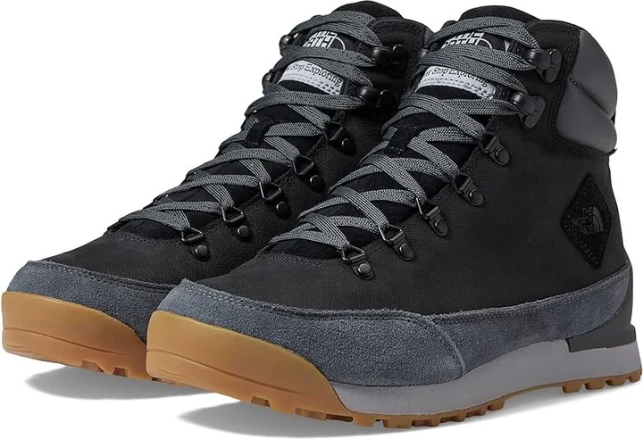 The North Face Back-To-Berkeley IV Leather WP Men's Shoes TNF Black/Asphalt Grey : 7 D - Medium, Leather/Synthetic/Textile