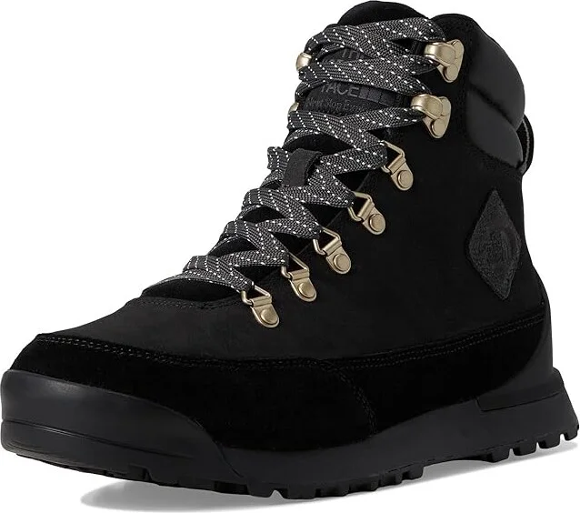 The North Face Back-To-Berkeley IV Leather WP Women's Shoes TNF Black/TNF Black : 5 B - Medium - Image 5
