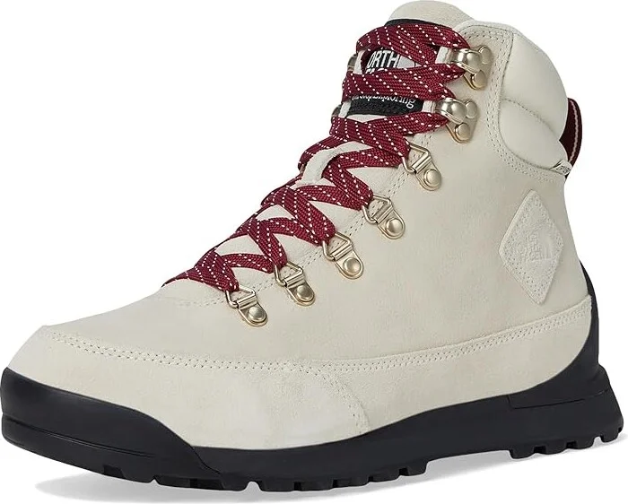 The North Face Back-To-Berkeley IV Leather WP Women's Shoes White Dune/TNF Black : 5 B - Medium - Image 5