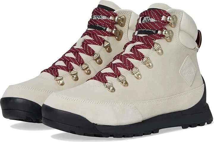 The North Face Back-To-Berkeley IV Leather WP Women's Shoes White Dune/TNF Black : 5 B - Medium