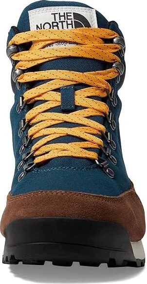 The North Face Back-To-Berkeley IV Textile WP Men's Shoes Shady Blue/Monks Robe Brown : 7 D - Medium, Leather/Textile - Image 2