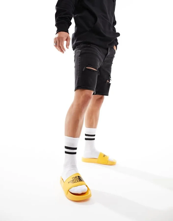 The North Face Base Camp Slides III in yellow - Image 4