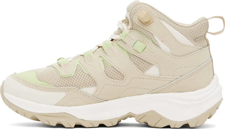 The North Face Beige Hedgehog 3 Mid Sneakers - Image 3