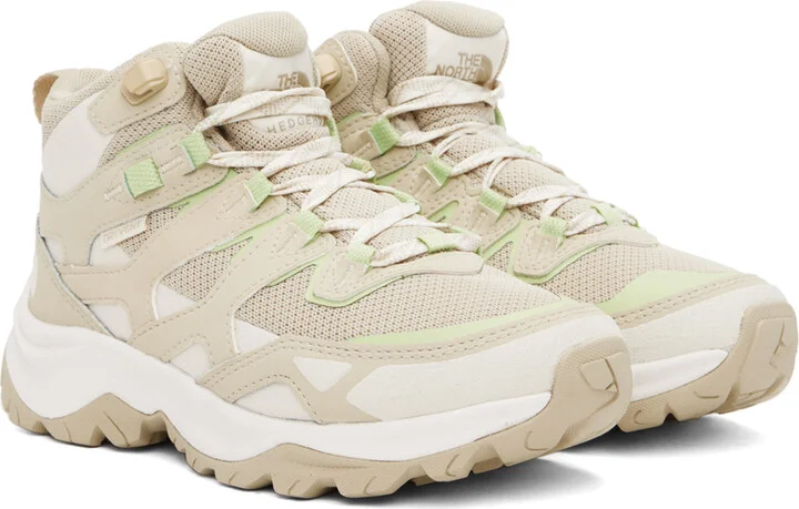 The North Face Beige Hedgehog 3 Mid Sneakers - Image 4