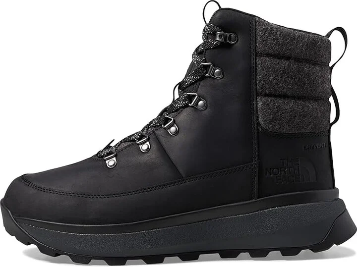 The North Face Bergen Leather WP Men's Shoes TNF Black/TNF Black : 11 M - Image 6