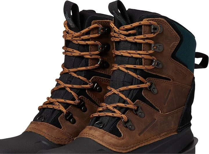 The North Face Chilkat V 400 Waterproof Men's Shoes Toasted Brown/TNF Black : 13 D - Medium, Leather/Suede - Image 5