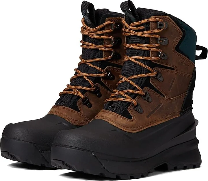 The North Face Chilkat V 400 Waterproof Men's Shoes Toasted Brown/TNF Black : 13 D - Medium, Leather/Suede