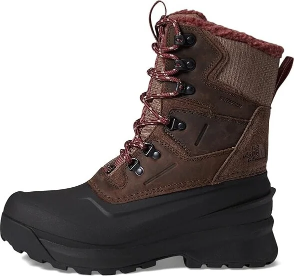 The North Face Chilkat V 400 Waterproof Women's Shoes Deep Taupe/TNF Black : 5 B - Medium, Leather/Suede - Image 6