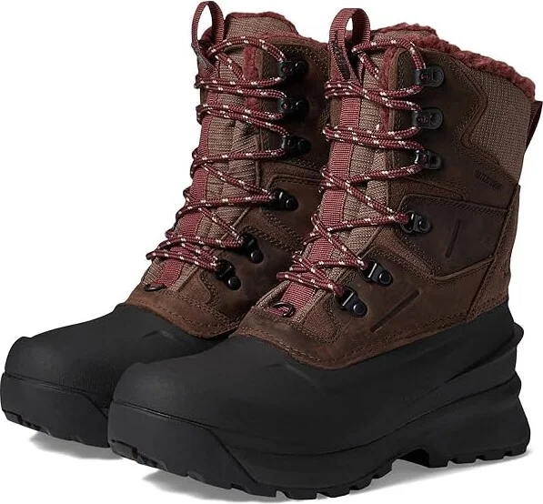 The North Face Chilkat V 400 Waterproof Women's Shoes Deep Taupe/TNF Black : 5 B - Medium, Leather/Suede