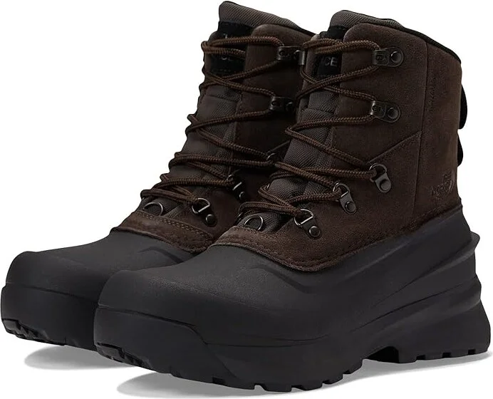 The North Face Chilkat V Lace Waterproof Men's Shoes Coffee Brown/TNF Black : 8 D - Medium, Leather/Synthetic