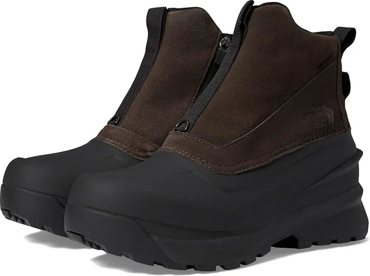 The North Face Chilkat V Zip Waterproof Men's Shoes Coffee Brown/TNF Black : 8 D - Medium, Suede/Synthetic