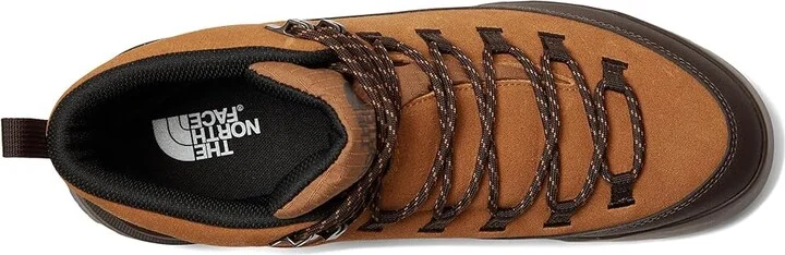 The North Face Glenclyffe Urban Boot Men's Shoes Timber Tan/Demitasse Brown : 9 D - Medium, Leather - Image 2