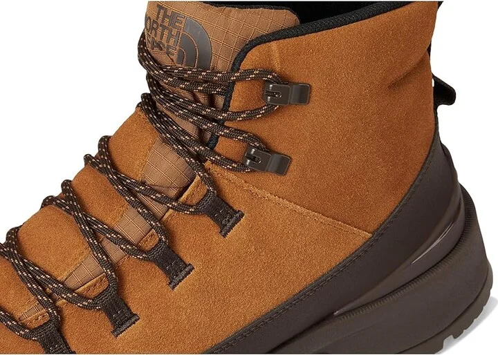 The North Face Glenclyffe Urban Boot Men's Shoes Timber Tan/Demitasse Brown : 9 D - Medium, Leather - Image 7