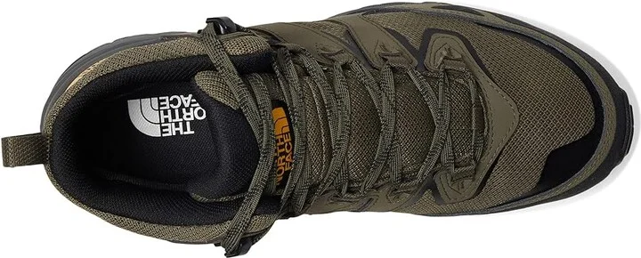 The North Face Hedgehog 3 Mid WP Men's Shoes New Taupe Green/TNF Black : 10 D - Medium, Synthetic/Textile - Image 2