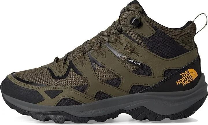 The North Face Hedgehog 3 Mid WP Men's Shoes New Taupe Green/TNF Black : 10 D - Medium, Synthetic/Textile - Image 6
