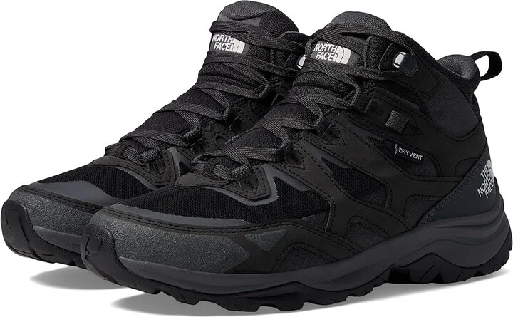 The North Face Hedgehog 3 Mid WP Men's Shoes TNF Black/Asphalt Grey : 7 D - Medium, Synthetic/Textile