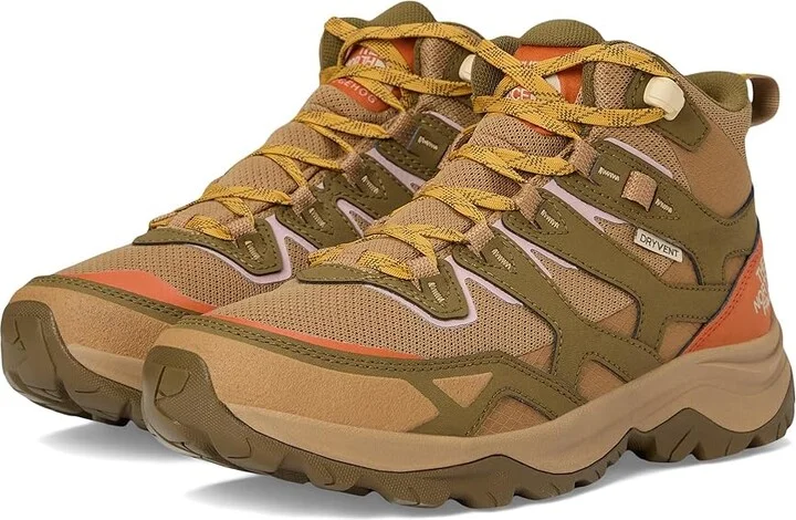 The North Face Hedgehog 3 Mid WP Women's Shoes Sahara/Caraway Seed : 10.5 B - Medium, Leather/Synthetic