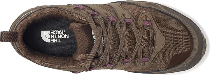 The North Face Hedgehog 3 WP Women's Shoes Smokey Brown/Demitasse Brown : 7 B - Medium, Leather/Synthetic - Image 2