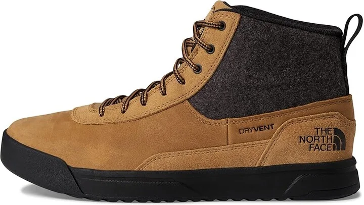 The North Face Larimer Mid WP Se Men's Shoes Almond Butter/TNF Black : 11.5 D - Medium, Leather/Textile - Image 6