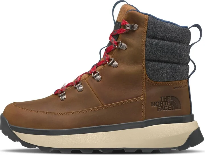 THE NORTH FACE Men's Bergen Leather Waterproof Hiking Boot | Insulated Snow Boot with 4.5mm Lugs