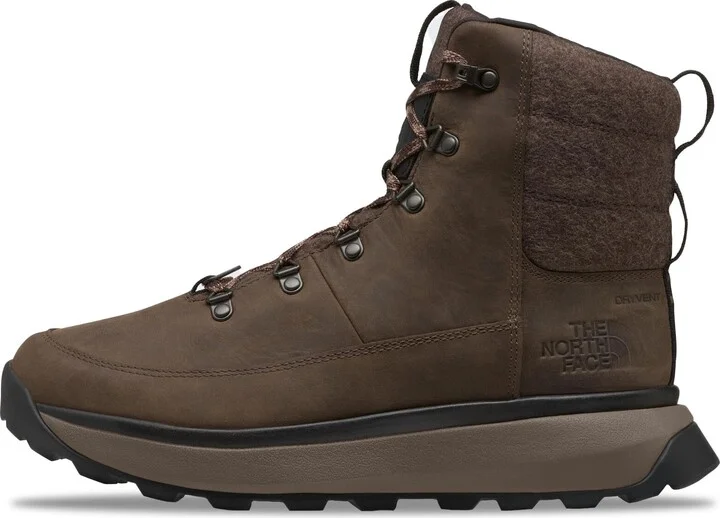 THE NORTH FACE Men's Bergen Leather Waterproof Hiking Boot | Insulated Snow Boot with 4.5mm Lugs