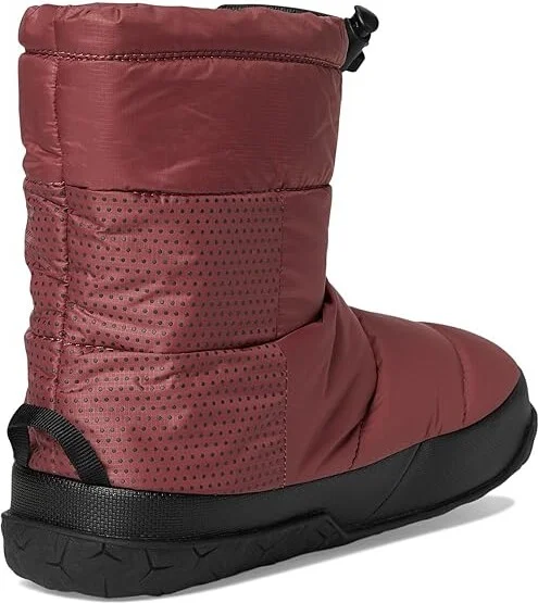 The North Face Nuptse Apres Bootie Women's Shoes Canyon Dust/TNF Black : 9 M, Synthetic - Image 4