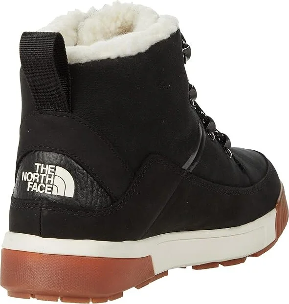 The North Face Sierra Mid Lace Wp Women's Shoes TNF Black/Gardenia White : 5 B - Medium, Textile/Leather - Image 4