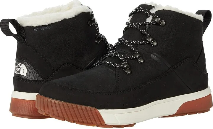 The North Face Sierra Mid Lace Wp Women's Shoes TNF Black/Gardenia White : 5 B - Medium, Textile/Leather