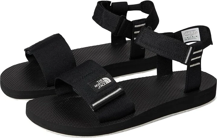 The North Face Skeena Sandal II Women's Flat Shoes TNF Black/White Dune : 11 B - Medium, Nylon