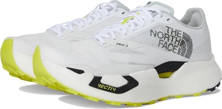 The North Face Summit VECTIV Pro 3 Men's Shoes White Ash/Sulphur Spring Green : 6.5 D - Medium
