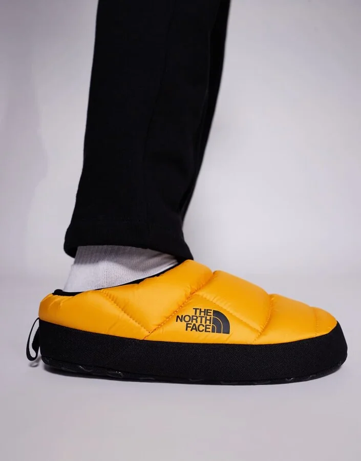 The North Face Tent insulated mules in yellow - Image 2