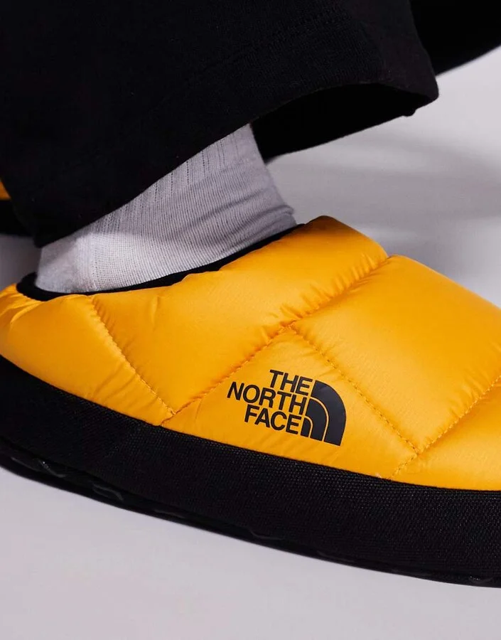 The North Face Tent insulated mules in yellow - Image 4