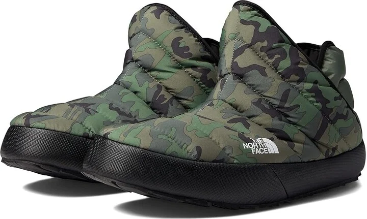 The North Face ThermoBall Traction Bootie Men's Boots Thyme Brushwood Camo Print/TNF Black : 7 D - Medium, Textile